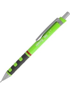 Rotring Tikky Neon Yeşil 0.7 mm Versatil Kalem Ergonomik Kauçuk Tutuş ve Dayanıklı Mekanizma