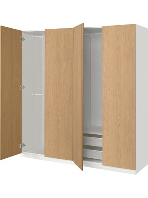 IKEA Beyaz Ferah Kapaklı Gardırop