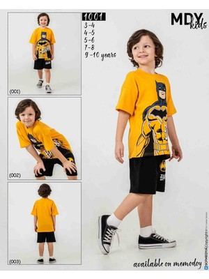 Ela Erkek Çocuk Karakter Şortlu Takım