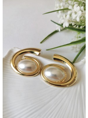 Halley Concept Inci Detaylı Helezon Çelik Küpe