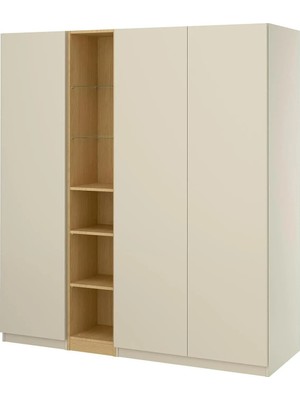 IKEA Çok Renkli Sağlam Kapaklı Gardırop 185X60X201 cm