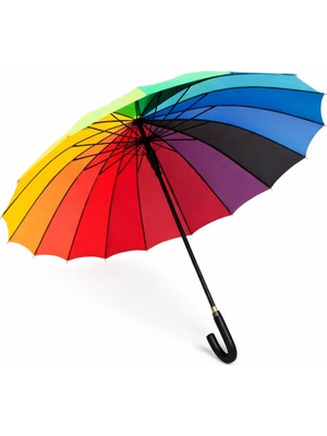 Eleven Markets 23 Nisan 29 Ekim Gösteri Kıyafeti Gökkuşağı Desenli Şık Şemsiye Gösteri Show Şemsiye