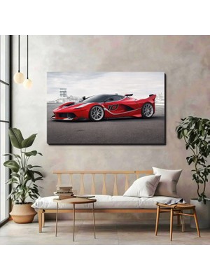 Artprinta Spor Araba Temalı Kanvas Tablo – Modern ve Dinamik Duvar Dekoru