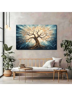 Artprinta Hayat Ağacı Kanvas Tablo – Spiritüel ve Modern Duvar Dekoru