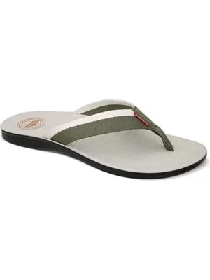 Ceyo 9851-6I Haki Ortopedik Parmak Arası Erkek Terlik