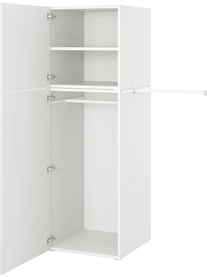 IKEA Beyaz Modern Kapaklı Gardırop 107X57X181 cm