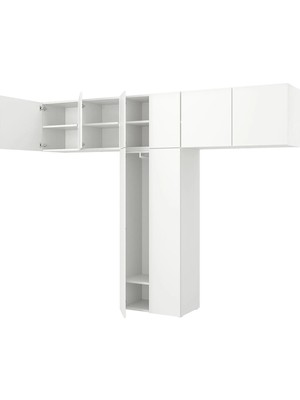 IKEA Beyaz Sağlam Kapaklı Gardırop 320X42X241 cm