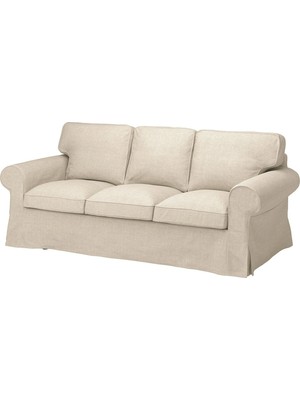 IKEA Bej Modern Kanepe - 3'lü Kanepe