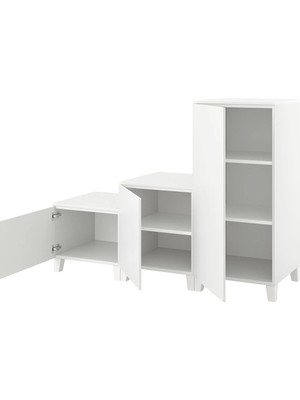 IKEA Beyaz Ferah Kapaklı Gardırop 180X57X133 cm