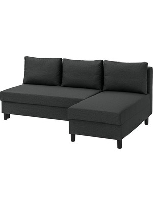IKEA Gri Modern Kanepe - Bazalı Yataklı Köşe Kanepe