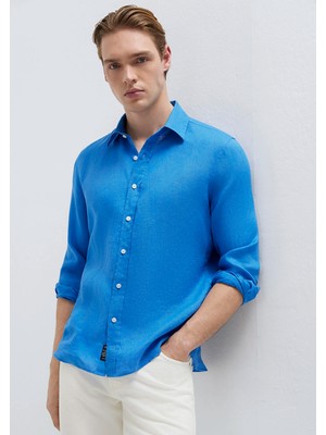 Mavi Mavi Keten Gömlek 0211466-81347