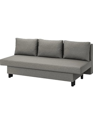 IKEA Gri Konforlu Kanepe - 3'lü Yataklı Kanepe