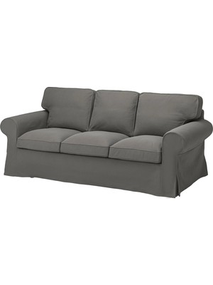 IKEA Gri Konforlu Kanepe - 3'lü Kanepe