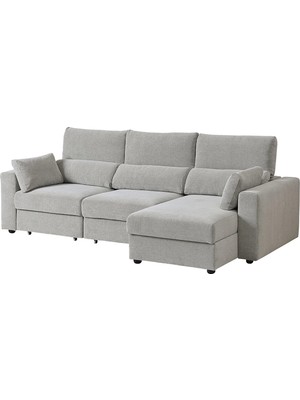 IKEA Beyaz Ferah Kanepe - Bazalı Yataklı Köşe Kanepe