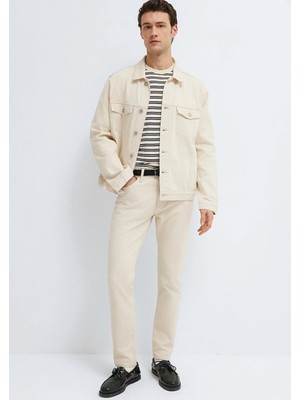 Mavi Ray Classic Ekru Jean Ceket 0110273-A1707