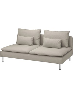 IKEA Bej Şık Kanepe - 3'lü Kanepe