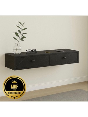 Feyza Design Şık Siyah Mdf Moncap Dresuar - 11X17 cm Antre Dekorasyonu