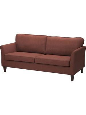 IKEA Kahverengi Rahat Kanepe - 3'lü Kanepe