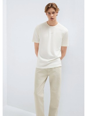 Mavi Mavi Jeans Baskılı Ekru Tişört 0613348-80194