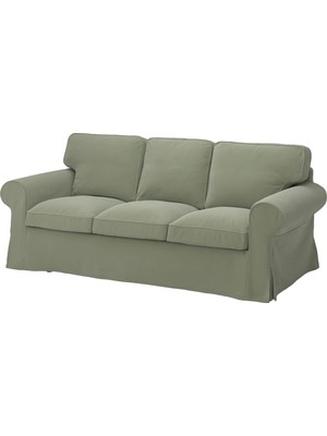 IKEA Gri Lüks Kanepe - 3'lü Kanepe