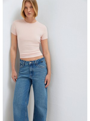 Mavi Pembe Basic Tişört 1613811-71151