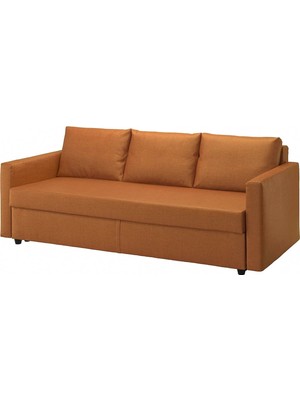IKEA Kahverengi Lüks Kanepe - 3'lü Yataklı Kanepe