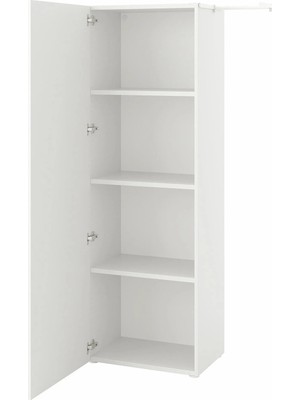 IKEA Beyaz Şık Kapaklı Gardırop 107X42X181 cm
