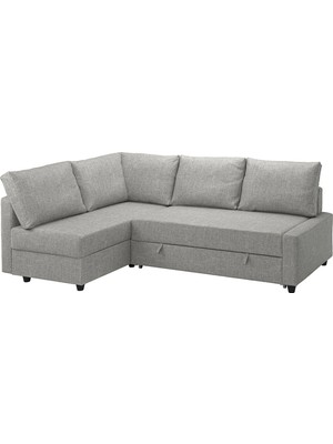 IKEA Gri Modern Kanepe - Bazalı Yataklı Köşe Kanepe