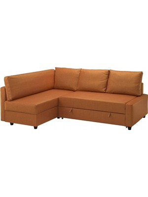 IKEA Kahverengi Rahat Kanepe - Bazalı Yataklı Köşe Kanepe