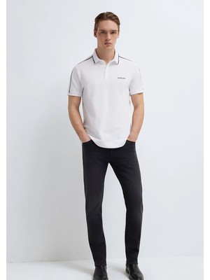 Mavi Mavi Black Beyaz Polo Tişört 0611838-620