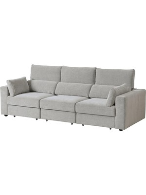 IKEA Beyaz Modern Kanepe - 3'lü Kanepe