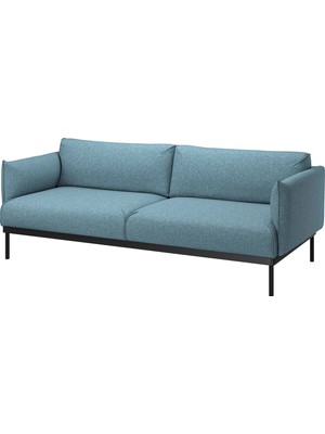 IKEA Açık Mavi Şık Kanepe - 3'lü Kanepe
