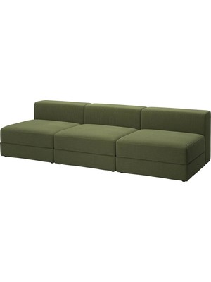 IKEA Sarı Lüks Kanepe - 4,5 Kişilik Kanepe