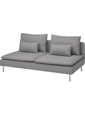 IKEA Gri Rahat Kanepe - 3'lü Kanepe