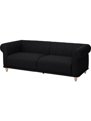 IKEA Antrasit Modern Kanepe - 3'lü Kanepe
