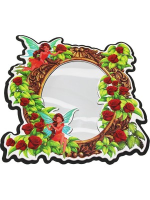 K-yonlineticaret Desenli Aynalı Duvar Sticker (5501)