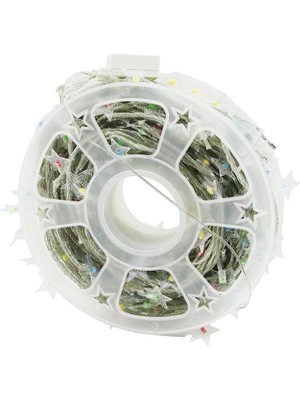 K-yonlineticaret Rgb - Kar Tanesi 50MT Fişli Fonksiyonlu Şerit LED - Dekor Lamba (5501)