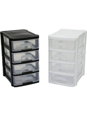 K-yonlineticaret Tonton - Mini Çekmece 4 Katlı 10.3X13.9X16.6CM (5501)