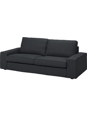 IKEA Antrasit Lüks Kanepe - 3'lü Kanepe