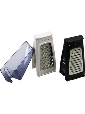 K-yonlineticaret Qlux L-00667 Idea Dikey Hazneli=şeffaf Mika Kristal Çift Taraflı Rende Taban: 9X10.5CM Y: 21CM Plast