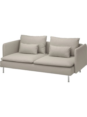 IKEA Bej Rahat Kanepe - 3'lü Kanepe