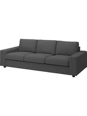 IKEA Gri Şık Kanepe - 3'lü Kanepe