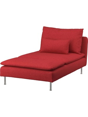 IKEA Kırmızı Rahat Kanepe - Uzanma Koltuğu