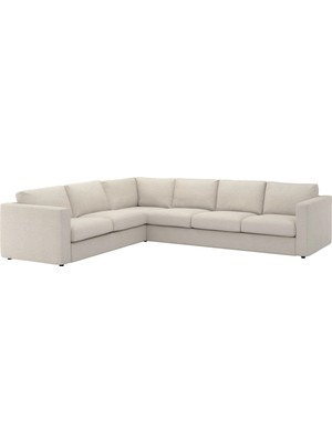 IKEA Bej Şık Kanepe - 5'li Köşe Kanepe