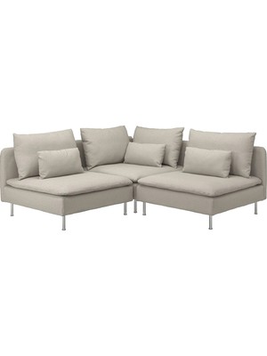 IKEA Bej Konforlu Kanepe - Köşe Kanepe