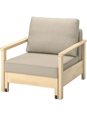 IKEA Bej Rahat Kanepe - Yataklı Tekli Koltuk