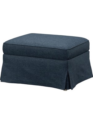 IKEA Mavi Lüks Kanepe - Saklama Gözlü Puf