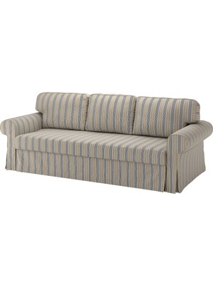 IKEA Gri Rahat Kanepe - 3'lü Yataklı Kanepe