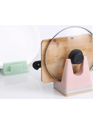 K-yonlineticaret Tencere Kapağı ve Kesme Tahtası Tutucu Mutfak Standı (5501)