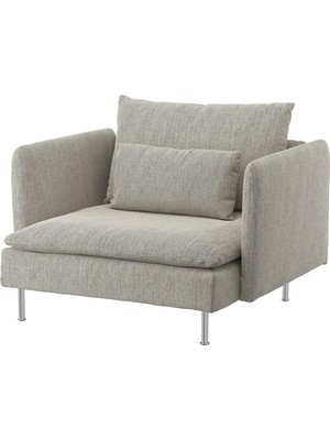 IKEA Bej Lüks Kanepe - Tekli Koltuk